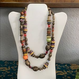 Chico’s: Multicolor Beaded Necklace
